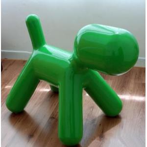 Modern fiberglass puppy chair children dog shape scoop chair