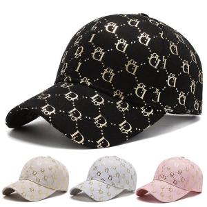 China Custom 6 Panels Pattern Sports Baseball Cap Curved Brim 100% Cotton Constructed supplier