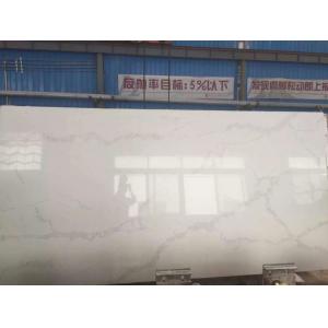 China Polished Surface Calacatta Quartz Slab , Kitchen Calacatta Quartz Countertops supplier
