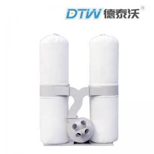 China 4KW Woodcraft Dust Collector Woodworking Dust Control With Two Collecting Bags supplier