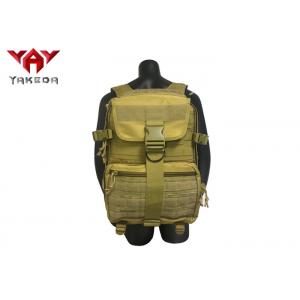 PVC Military Grade Laptop Tactical Day Pack / Molle Trekking Backpack