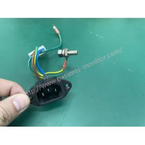 China Mindray PM7000 Patient Monitor Parts Power Socket Plug Assembly supplier