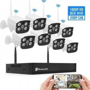 2MP 1080P NVR WiFi Camera Kit CCTV Wireless 8CH Tuya Smart Life