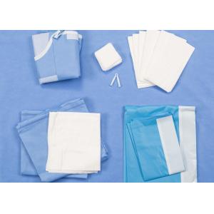 Universal Size Disposable Surgical Packs Delivery Baby Birth Kit SMS / Two Layers Lamination