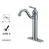 China Oil Rubbed Bronze Water Mixer Tap , Concrete Chrome Basin Faucet wholesale