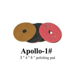 China Dry Flexible Marble Polishing Diamond Resin Pads , Concrete Grinding Pad supplier