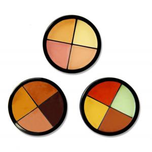 China Daily Makeup Custom Color Correcting Concealer For Dark Spots Circular Shape supplier