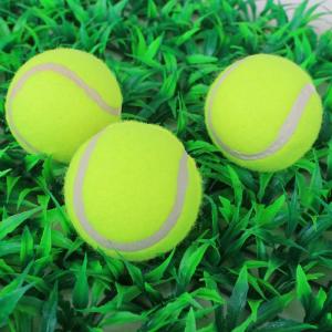 China Rubber Polyester Tennis Racket Ball 5cm Small Toy Pet Dog Tennis Balls supplier