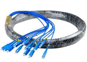 China 12 Core SC/UPC Fiber Optic Patch Cords GYXTW Cable with 2.0 branch wholesale