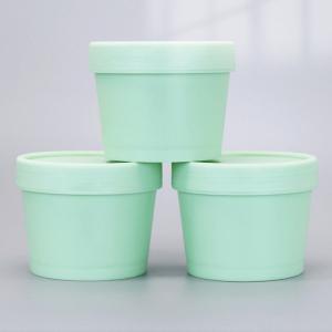 China 3.4 Oz 100ml Hair Hand Body Face Plastic Empty Cream Jars Pot Containers Cosmetic supplier