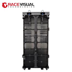 China Panneau d'affichage LED extérieur transparent P3.9-7.8 avec pilote LED intégré effet holographique et flexibilité pour les centres commerciaux supplier