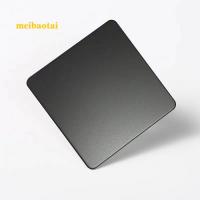 China SS304 201 Black rose Gold Sandblast Stainless Steel Color Sheet Decoration Plate on sale