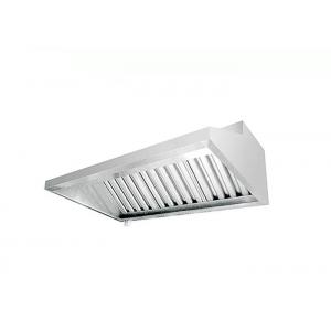 Natural Commercial Restaurant Hood , Heavy Duty Stainless Steel Kitchen Exhaust Hoods