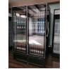 China Customized Wine Display Cooler , Stainless Steel Wine Refrigerator With Led Lighting wholesale