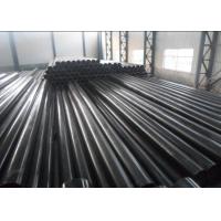 China Straight Seamless ERW Black Steel Pipe , Grade B Welded Round Steel Tube on sale