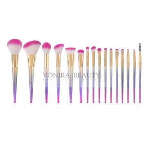 Eye Makeup Brush Set With Gradient Color Handle , Good Quality Makeup Brushes