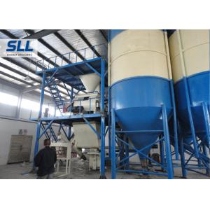 Fully Automatic Dry Mortar Plant / Ready Mix Plaster Plant 45-55kw Power