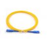 SC / UPC To SC / UPC Single Mode Fiber Patch Cable High Temperature Stability