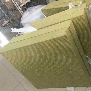 Building Industrial Heat Insulation Rock Wool Board 50mm Thickness 600mm Width