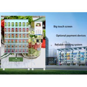 Non-touch Healthy Vending Machines For Salad With Refrigerator Remote Control Platform