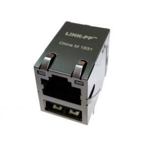 0821-1X1T-36 RJ45 USB Connector Magjack Combo Single USB Ext.Temp Rj45 naar USB