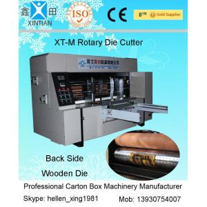 China Corrugated Carton Packaging Machine Chain Feeder Rotary Roller Die-Cutting Machine supplier