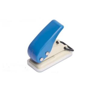 Hot Sale No.1102B 6mm Hole 10 Sheets Paper Blue Color Metal One Hole Paper Punch
