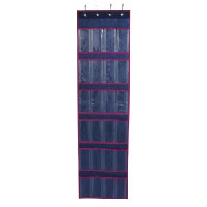 China 24 PVC Pockets Nonwoven Over The Door Shoe Organizer supplier