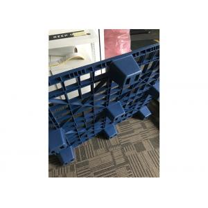 Blue Durable Block Plastic Shipping Pallets , Easy To Carry Plastic Storage Pallets
