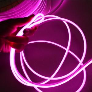 China Flexible Neon LED Light Glow EL Wire String Strip 5mm purple neon strips lightings supplier
