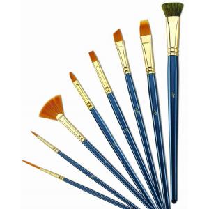 Customized Logo 4 Inch Artist Painting Brushes Liner Brushes For Oil Painting