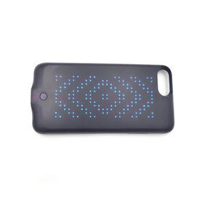 China Black / Pink Glowing Cell Phone Cases , Dynamic APP Editing Light Up Cell Phone Case supplier