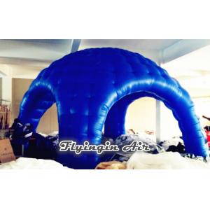China 5m Blue Advertising Inflatable Dome Tent for Exhibition and Events supplier