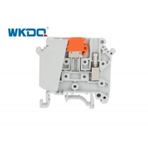 JUK 5-MTK P/P Rail Screw Clamp Terminal Block Knife Disconnect Low Voltage 800V/16A With Thin Structure