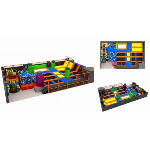 273M2 China Supply Modern Fashion Square Indoor Trampoline Park  Jumping Mat Indoor Trampoline Park for Kids and Adults