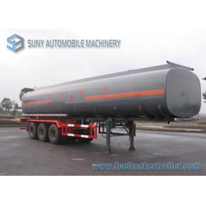 China Customized Oil Tank Trailer 42000L Trapezoid Alcohol Chemical Tank Trailer 0.9 Bar supplier