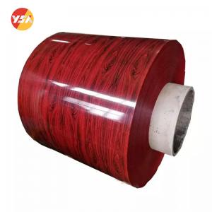 China Factory Price Wood Grain Aluminum Coil Roll Color Coated Cold Rolled Coil supplier