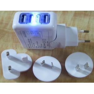 China Four-USB Port Wall Charger supplier