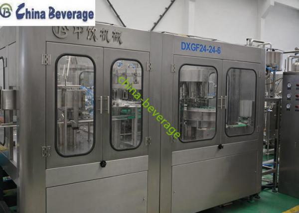 Pet Bottle Carbonated Beverage Filling Machine , 8000 Bph Auto Water Bottle