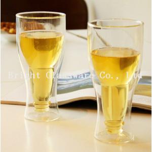 China top popular double wall beer glass for wholesale supplier