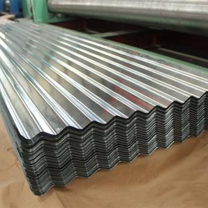 China Astm A653 Galvanized Metal Roof Sheet 600mm Width with Regular Spangle supplier