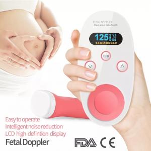 China Maternal Home Fetal Doppler Heart Monitor Measures Infant Heartbeat Baby Fetal Doppler supplier