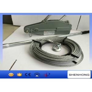 Robust Tirfor Hoist 5.4 Ton Tirfor Winch Manual With 20 Meter Steel Wire Rope