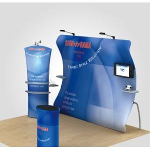 Full Color Tension Fabric Pop Up Display UV Resistant Dye Sublimation