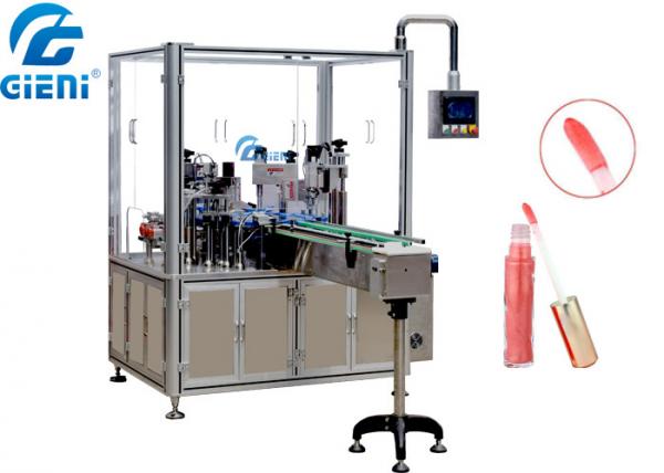 Liquid Paste Material Cosmetic Filling Machine For Lip Gloss 1 - 100ml Filling