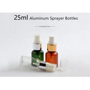 Aluminum Head Refillable Perfume Spray Bottle Half Cover Customized Colors