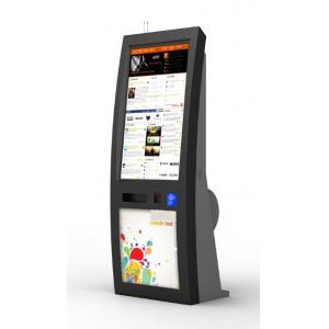 China Standing Touch Screen Information Kiosk All In One Ticket Vending supplier