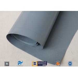 100cm Width PVC Coated Fiberglass Cloth For Fire Resistant / Waterproof Air Duct