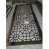 China Mordern design carved laser cut decorative aluminum screen with color wholesale