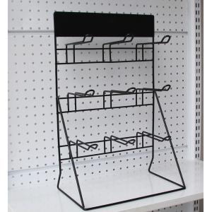 China Mini Metal Wire Display Rack , Wire Mesh Display Stands For Battery Earphone Holder supplier